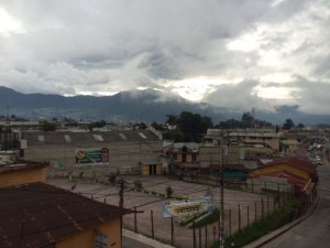 A view of the mountains in San Marcos